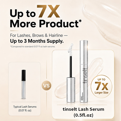 Essential Eyelash Growth Serum, Gentle Lashes Care, Fuller, Thicker in 2 Weeks, Non-Prostaglandin